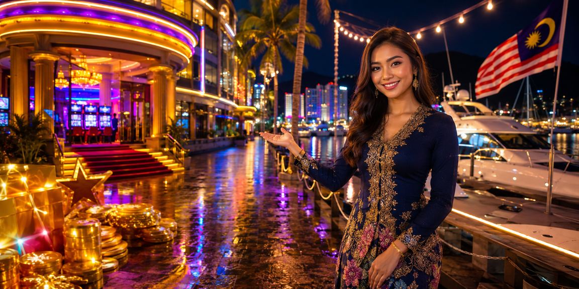 Iklan promosi Hari Raya dengan tema kasino ds3 di Langkawi