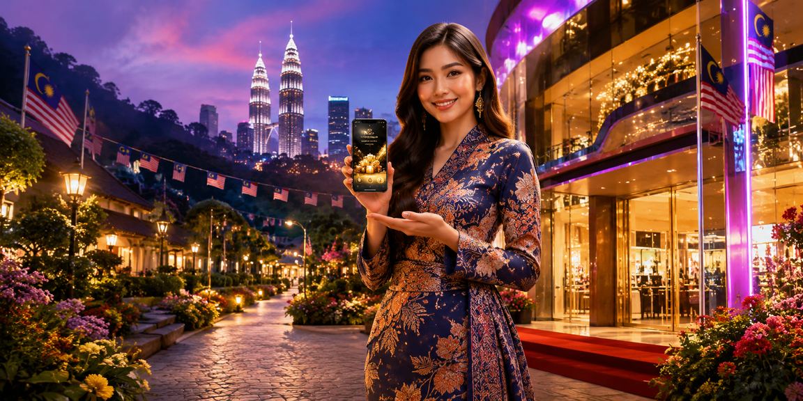 Bonus deposit kasino Malaysia dengan latar belakang batik tradisional